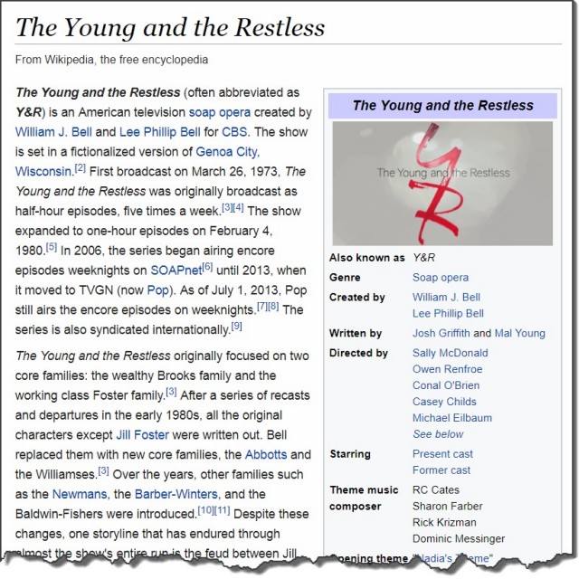 The Young and the Restless